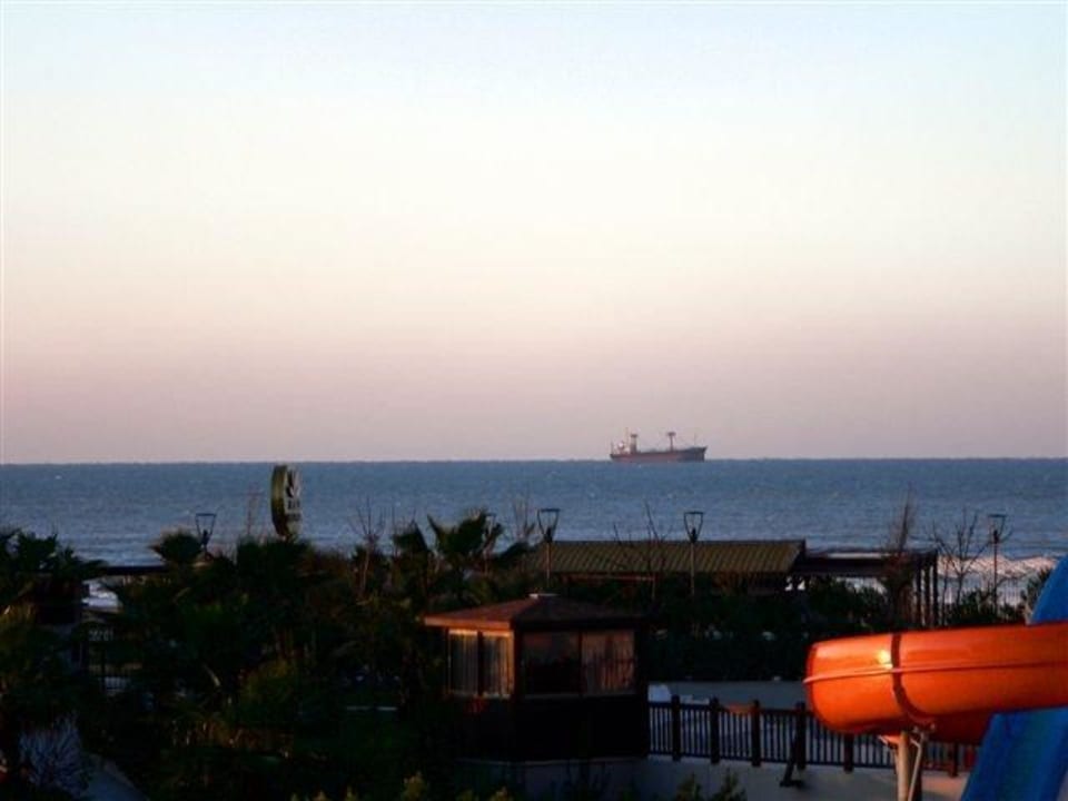 Sonnenaufgang mit Blick vom Balkon Sunis Evren Beach Resort Hotel & Spa
