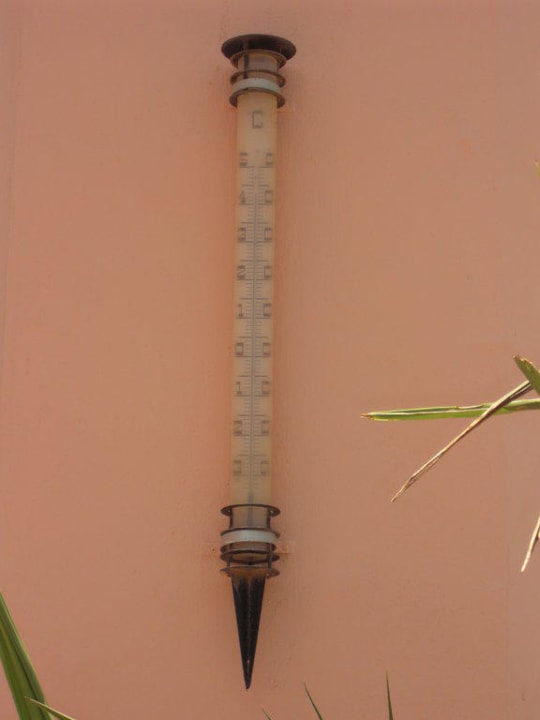 43 Grad im Schatten Beach Albatros Resort