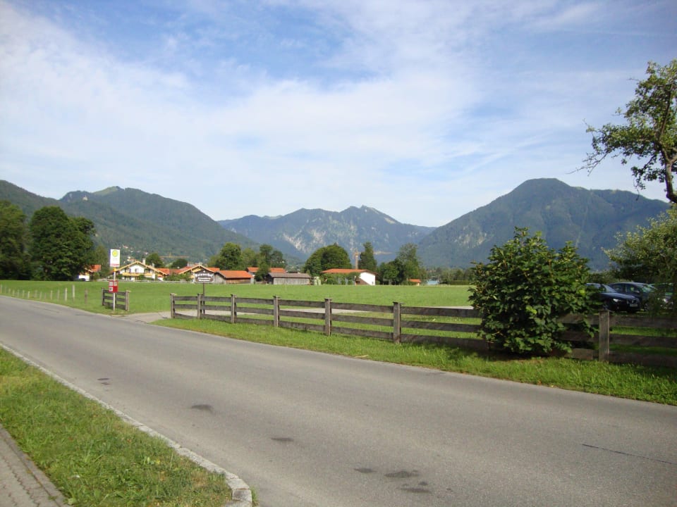 Blick vom Balkon Gästehaus Heimgarten