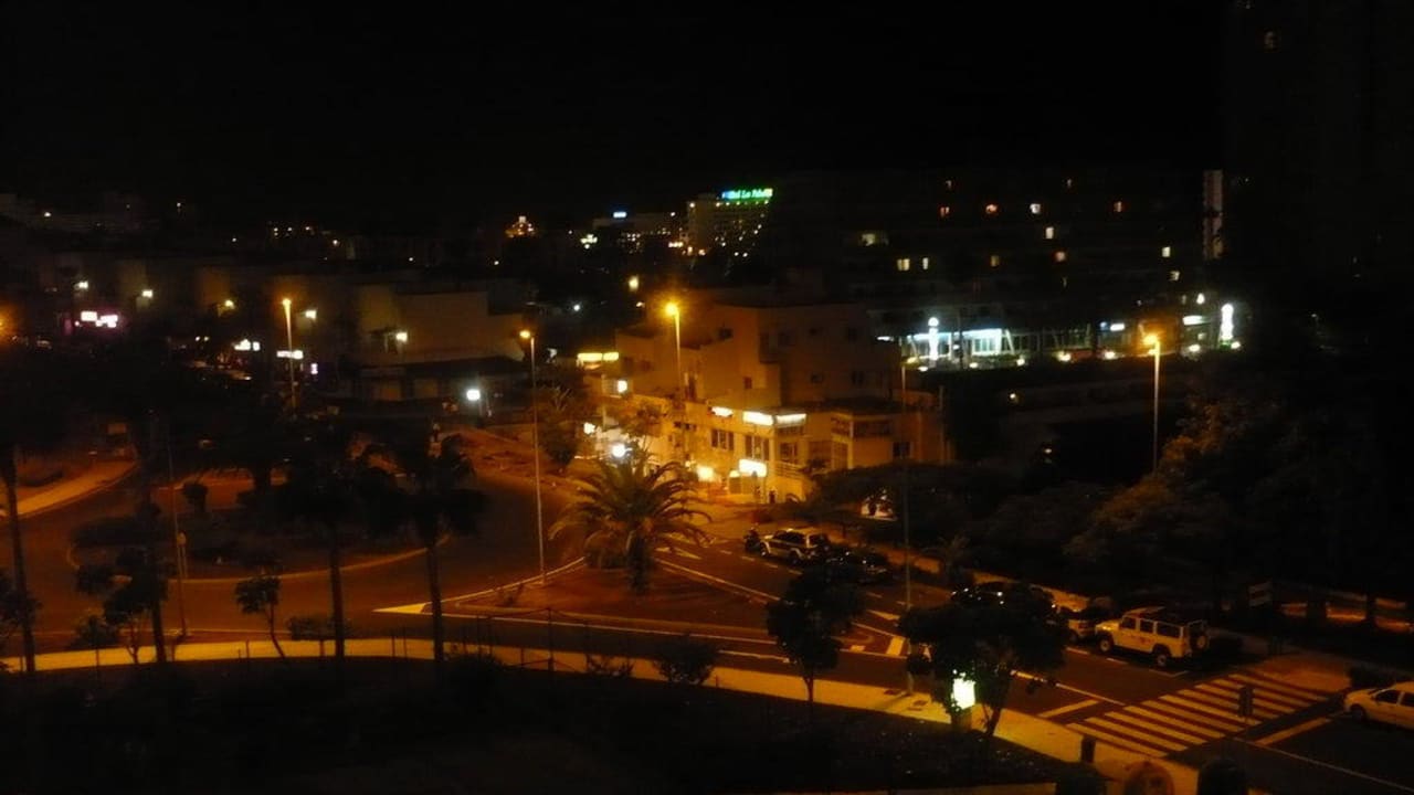 Blick vom Zimmer nachts Ole Tropical Tenerife
