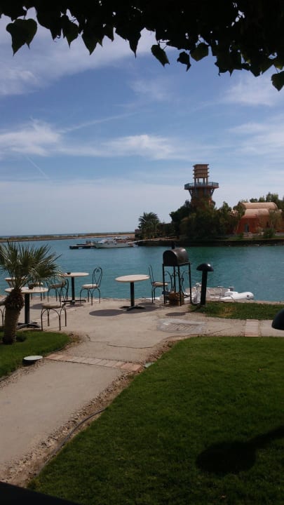 Blick von der Sonnenterrasse Hotel Three Corners Ocean View prestige - Adults only