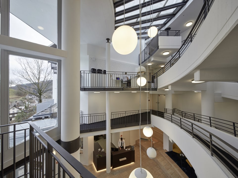 Lobby ElzLand Hotel Pfauen