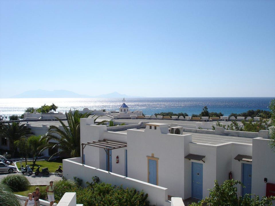 Ausblick innerhalb der Anlage Lagas Aegean Village
