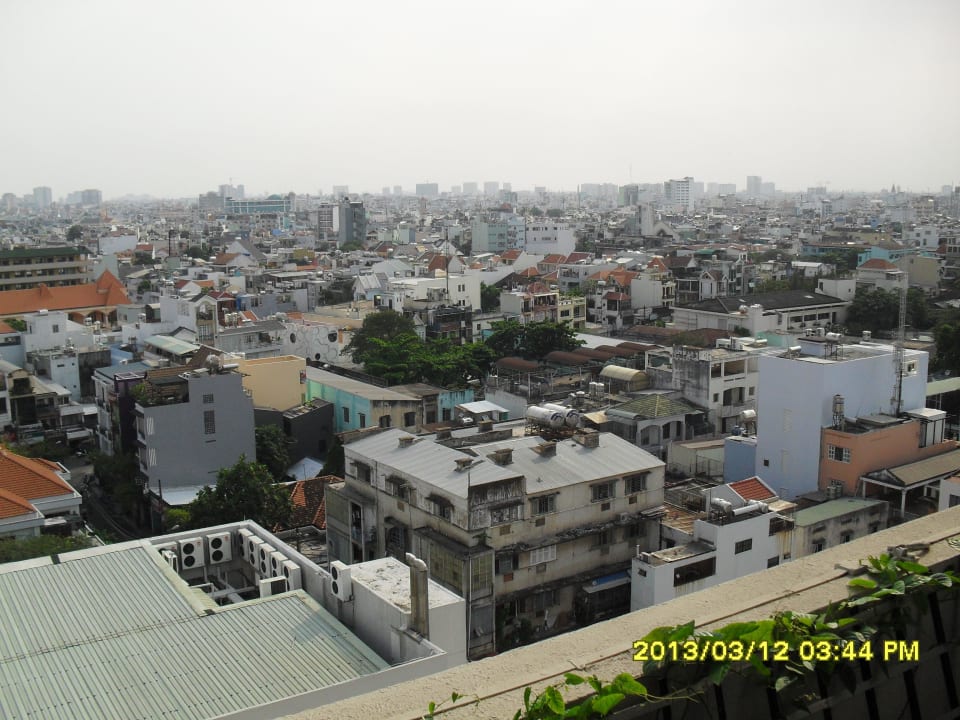 Blick auf Saigon von der Lounge Parkroyal Saigon Hotel