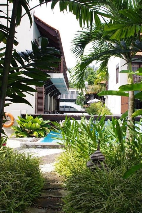 Zugang zum Hotel vom Rollerparkplatz aus Khaolak Oriental Resort - Adults only