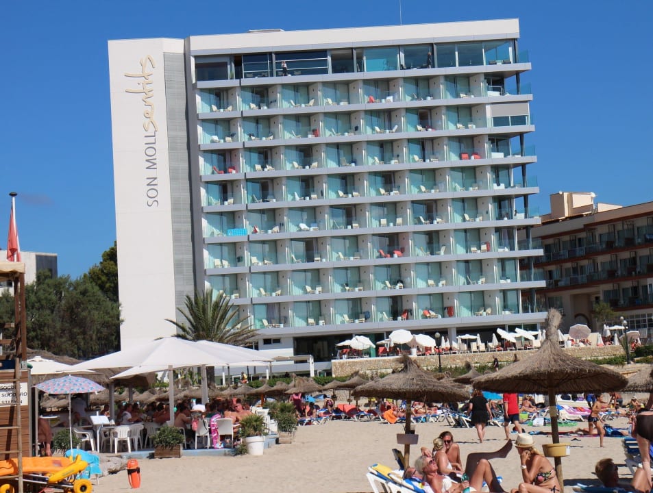 Hotel vom Strand aus Son Moll Sentits Hotel & Spa