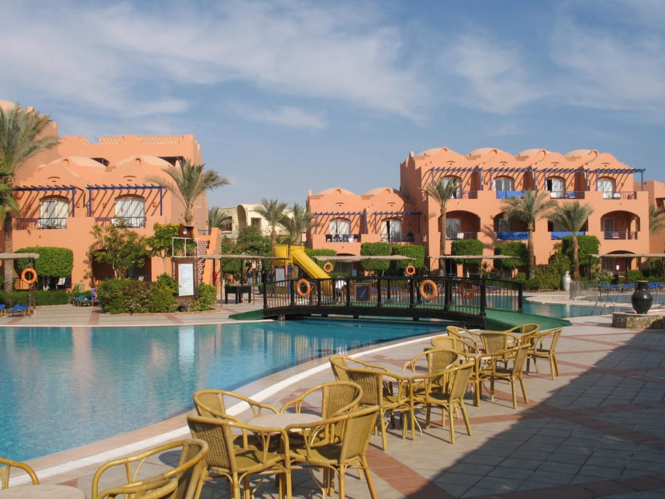 Kinderpool von der Bar aus gesehen Jaz Makadi Oasis Resort