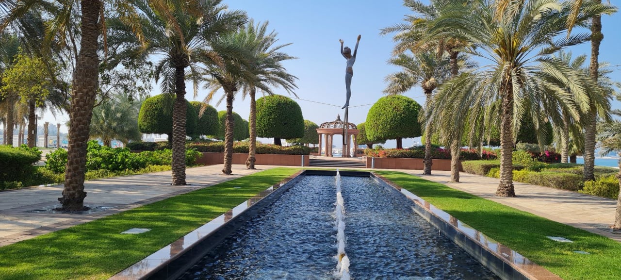 Gartenanlage Emirates Palace Mandarin Oriental