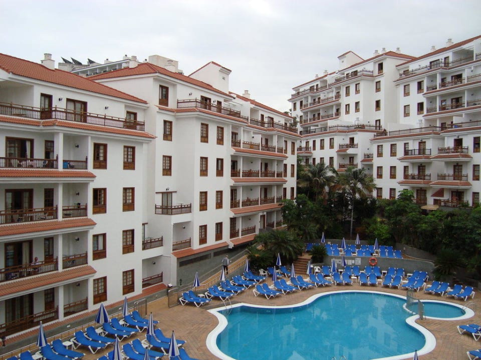 Blick vom Balkon Apartamentos Casablanca