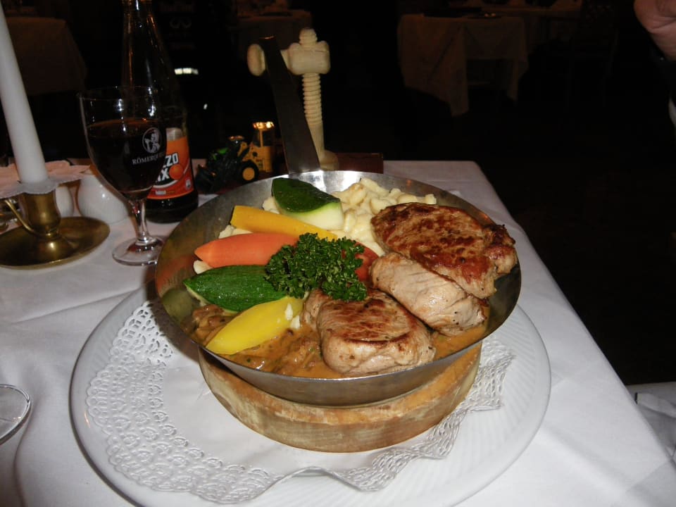 Unser Abendessen - lecker! Lisi Family Hotel Reith bei Kitzbühel