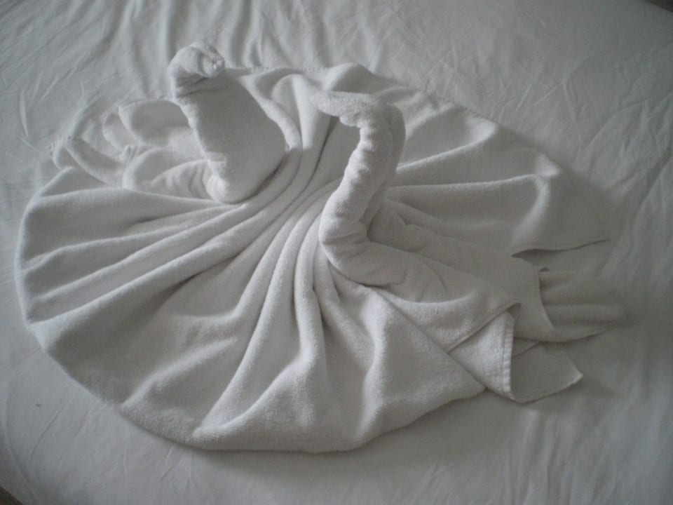 Na man hat das Bett schön verziert Adalya Ocean Deluxe
