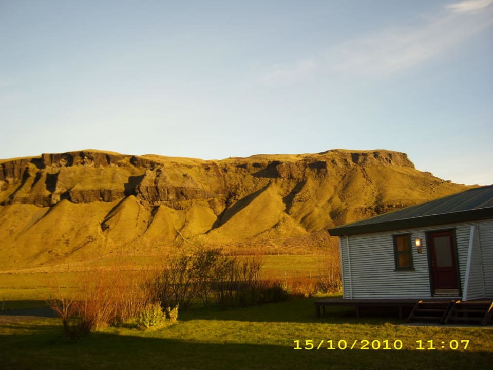 Idylische Hintergrundlandschaft Hotel Geirland Farm