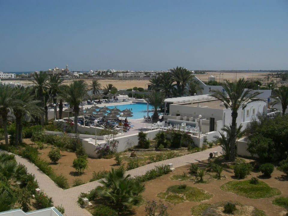 Blick auf den Ruhepool Calimera Yati Beach