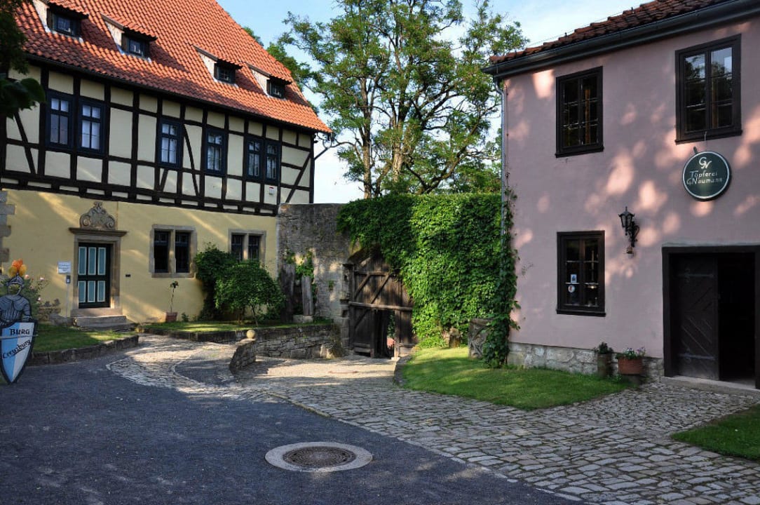 Innenhof der Burg Hotel Auf Der Creuzburg