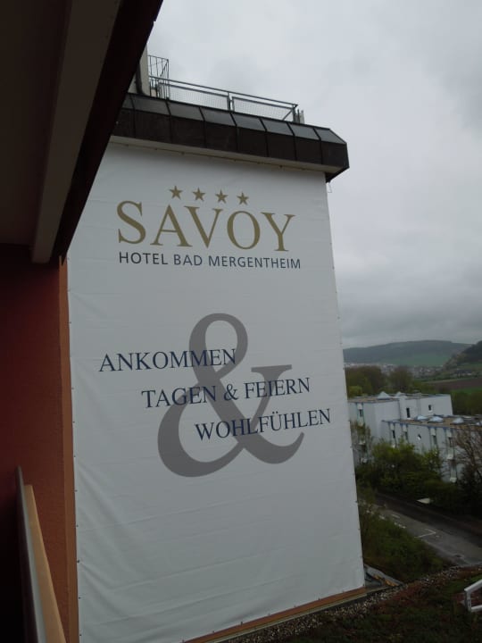 Ausblick vom Balkon SAVOY Hotel Bad Mergentheim