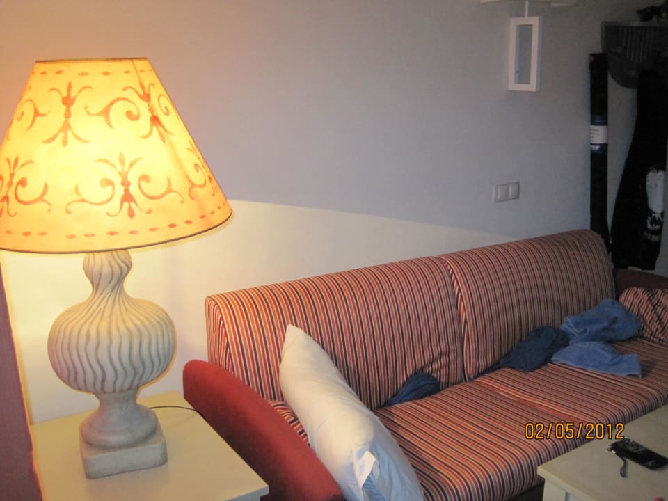 Wohnzimmer - Schlafcouch allsun App.-Hotel Albatros