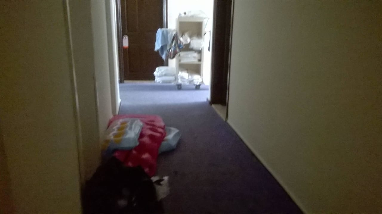 Der Flur vor meinem Zimmer Hotel Aslan City Kleopatra