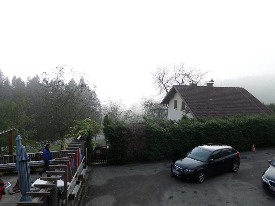 Blick vom Balkon Gasthof Reinbacher