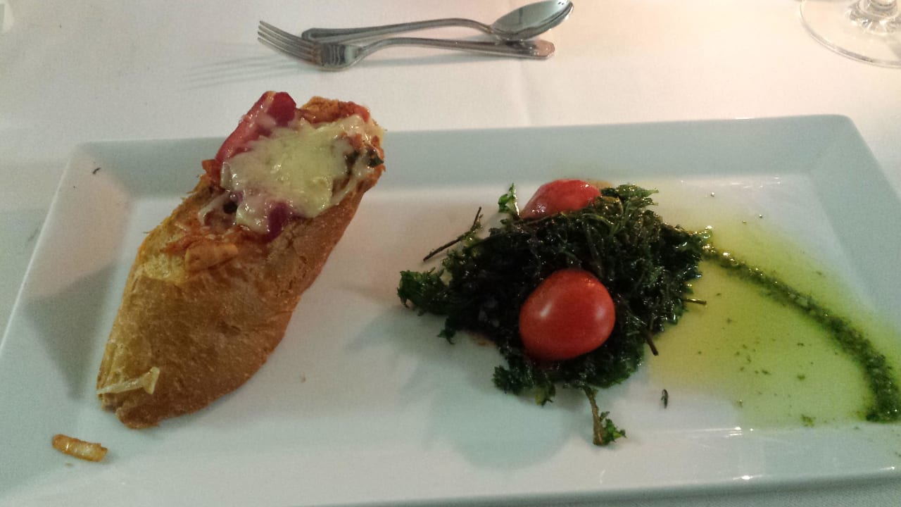 Brushetta im Restaurant Cielo Asteria Bloom Side