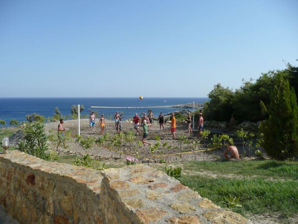 Volleyballplatz Hotel Kalithea Horizon Royal