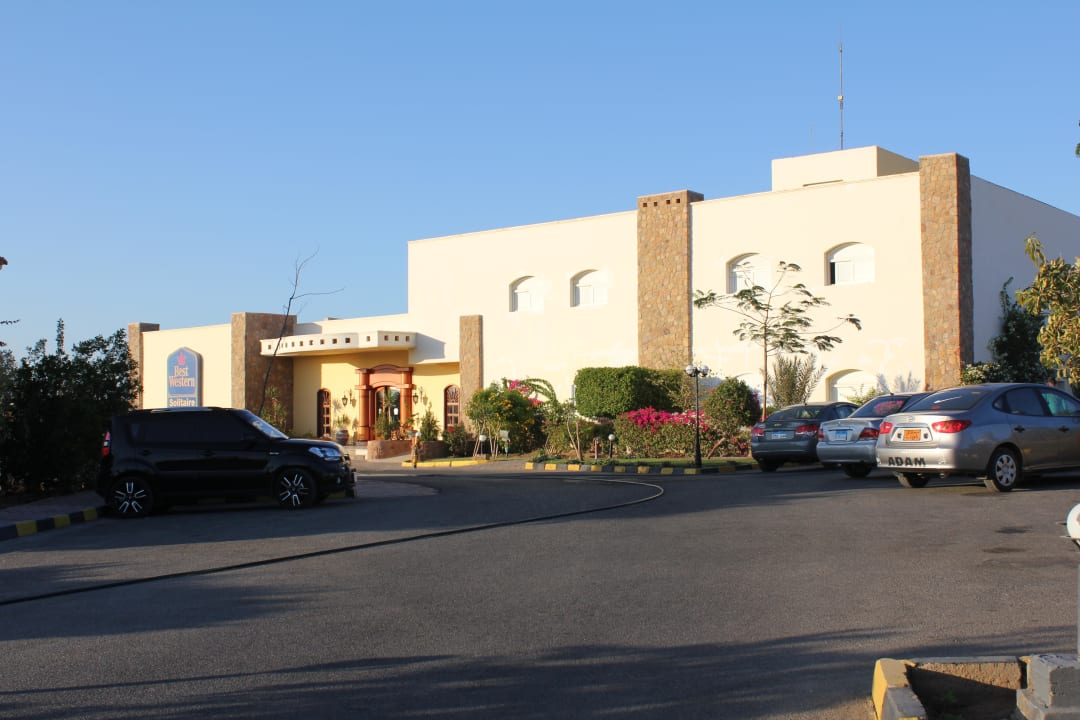 Haupteingang des Hotels Solitaire Resort Marsa Alam