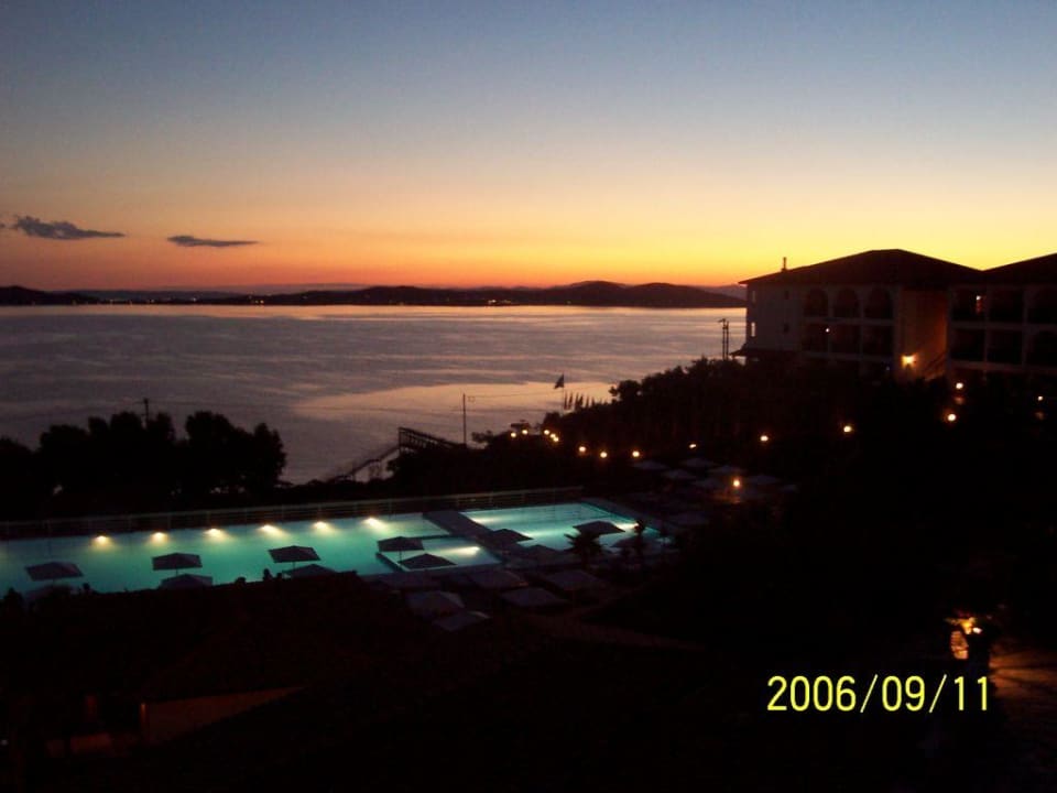 sonnenuntergang Akrathos Beach Hotel