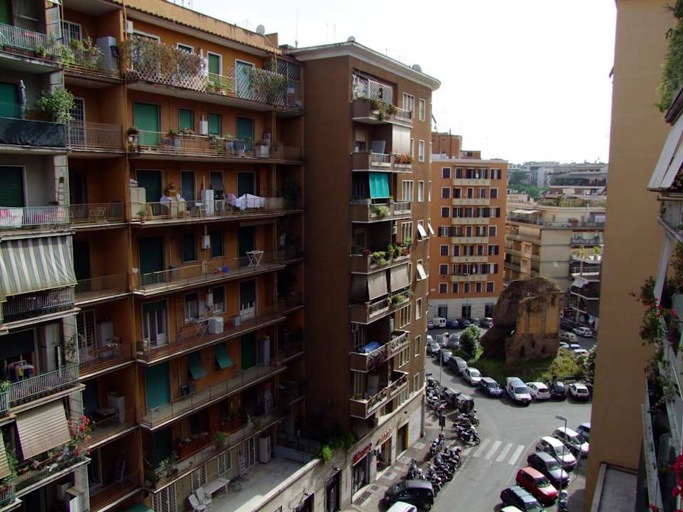 Blick vom Balkon Hotel B&B Moai Home