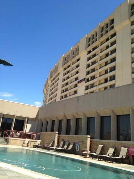 View of pool/hotel from pool area Hyatt Regency DFW International Airport