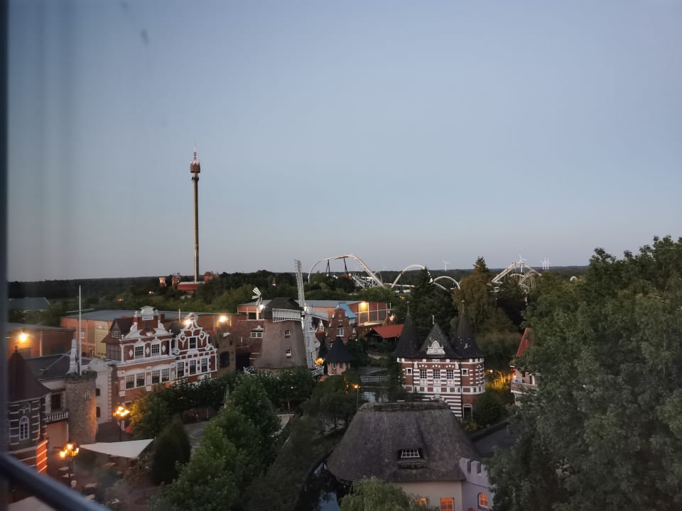 Ausblick Heide Park Abenteuerhotel