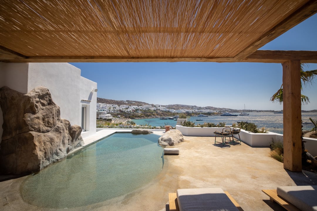 Ausblick Nammos Hotel Mykonos