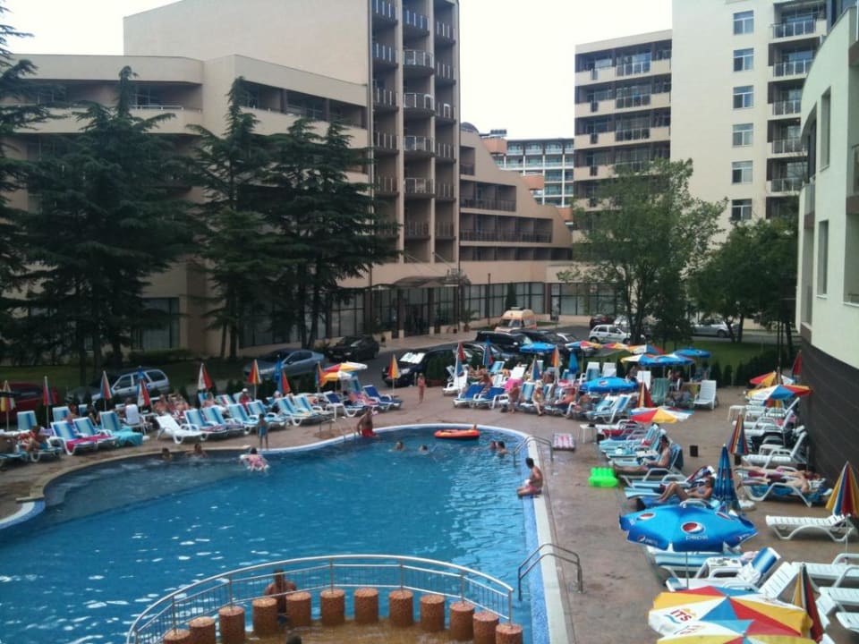 Blick vom Balkon Hotel Laguna Park & Aqua Club