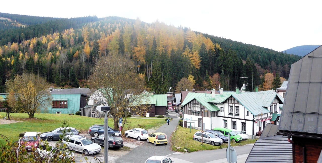 Blick vom Zimmer Wellness Hotel Windsor