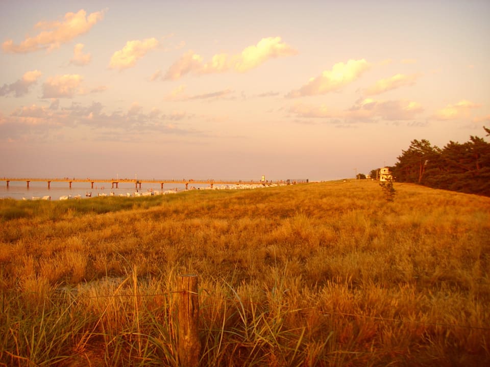 Sonnenuntergangsstimmung Pension Linde