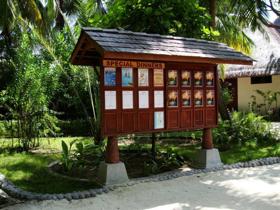 Infotafel Sun Siyam Olhuveli