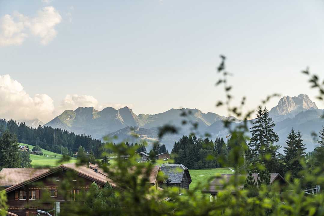 Ausblick Golfhotel Les Hauts de Gstaad