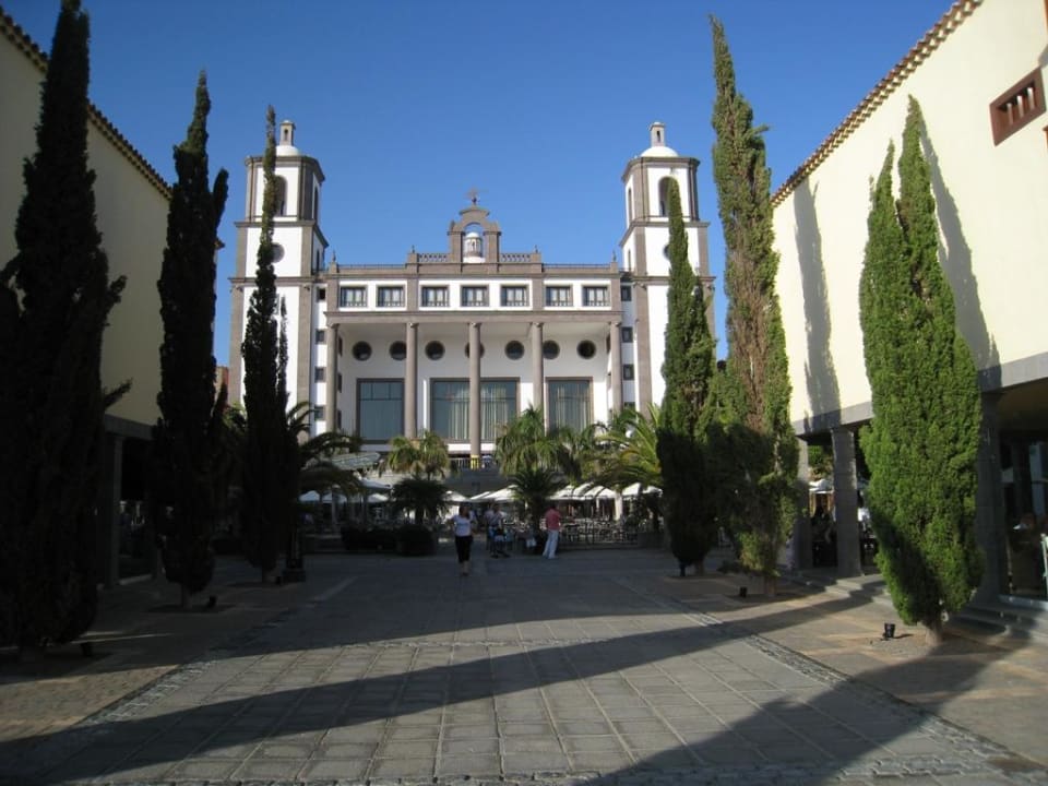 Blick zur Empfangshalle (Rezeption) Lopesan Villa del Conde Resort & Thalasso