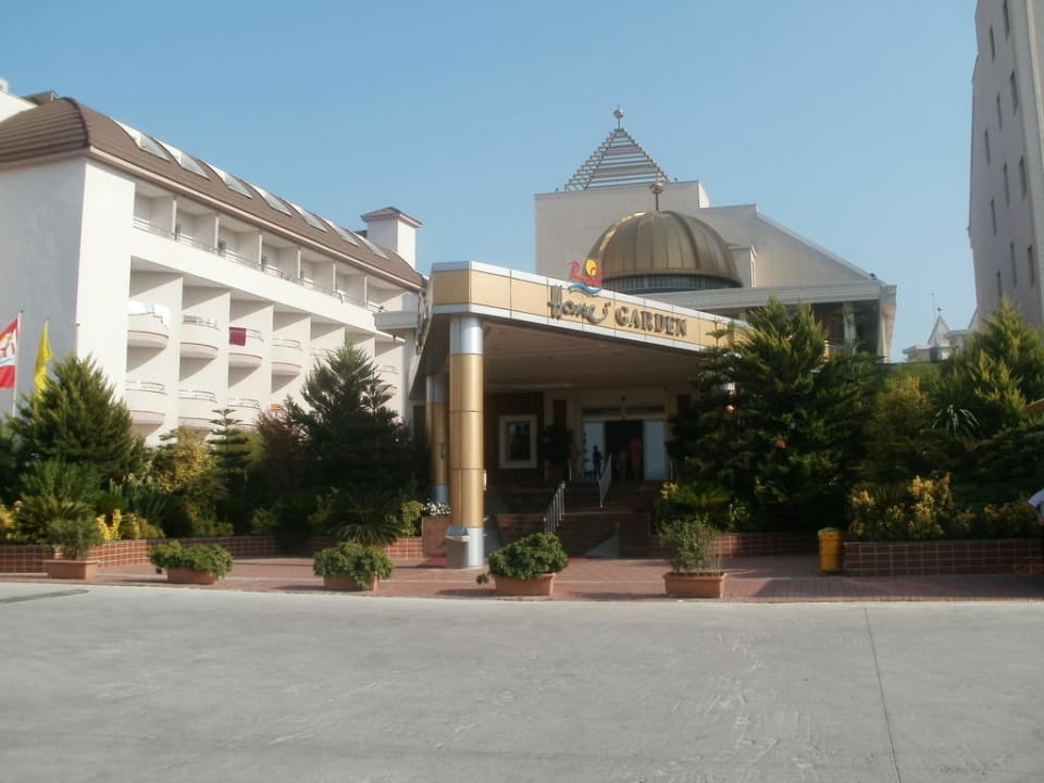 Hoteleingang Calimera Hane Garden
