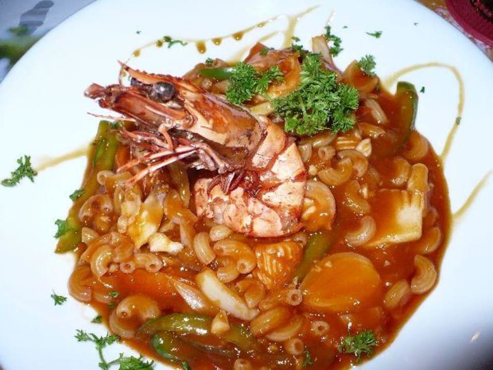 Penne mit Meeresfrüchten SYLVAN Koh Chang