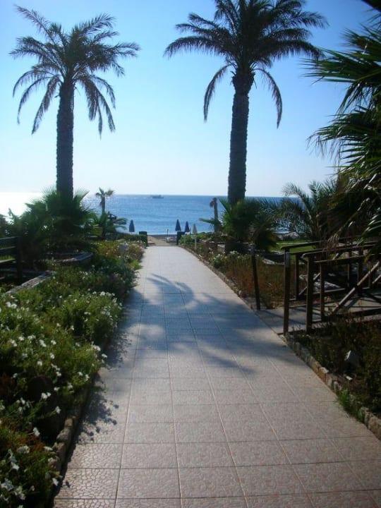 Der Weg zum Strand Rodos Palladium Leisure & Wellness