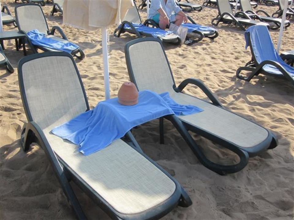 Belegung der Strandliegen Sentido Trendy Verbena Beach