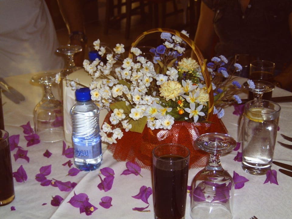 Nochmal unser schön gedeckter Tisch Calimera Hane Garden