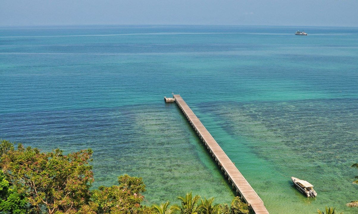 Der Blick von unserem Zimmer Richtung Meer InterContinental Koh Samui Resort