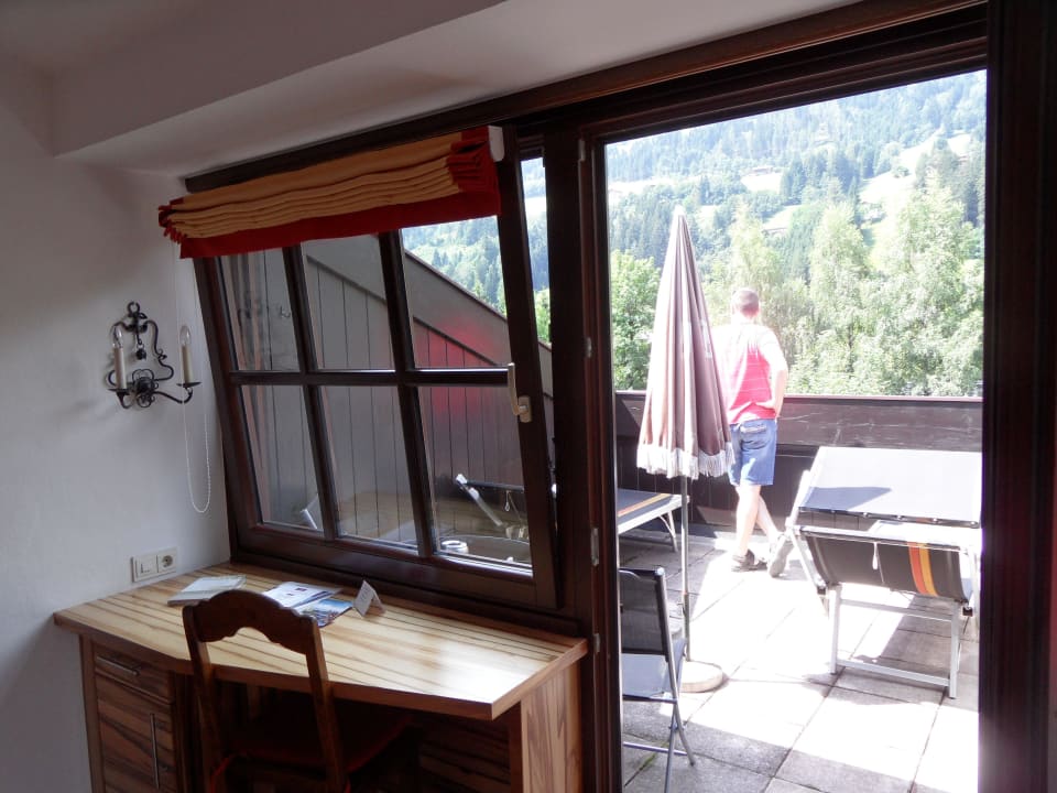 Ausblick Balkon (Zimmer-Nr. 49) Johannesbad Hotel St. Georg