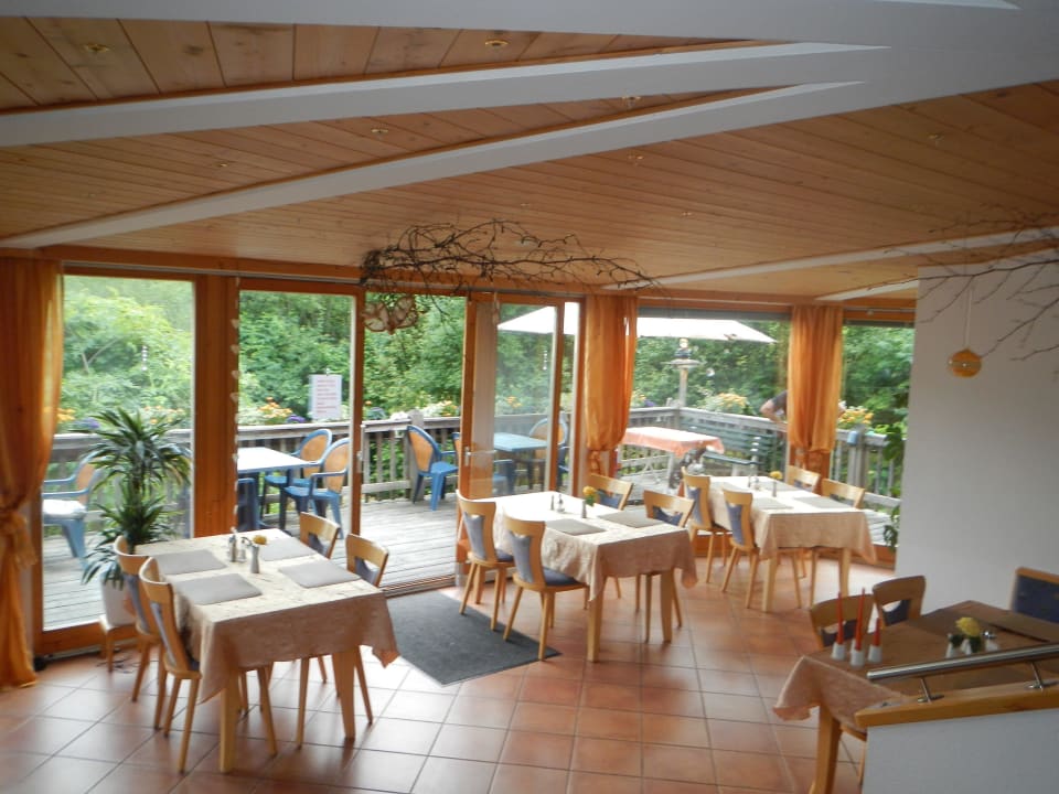 Wintergarten mit Terrasse Gästehaus Falkenau
