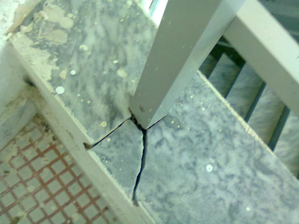 Broken balcony Nest Apartments