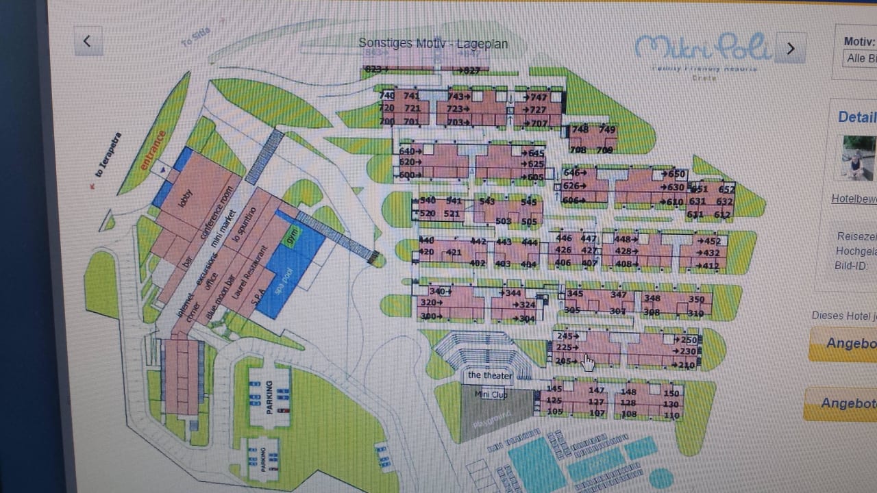 Lageplan Atlantica Mikri Poli Crete