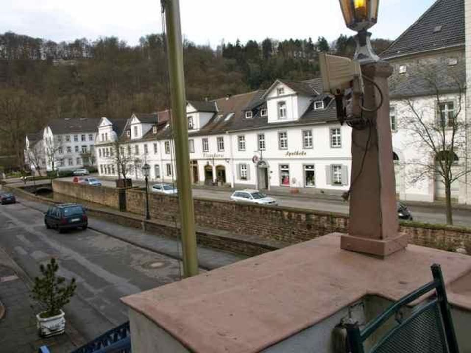 Aussicht von Terrasse Hotel zum Schwan