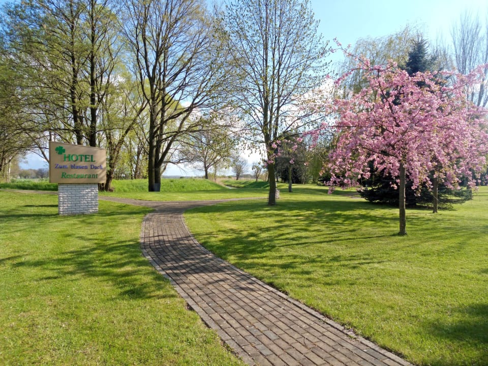 Gartenanlage Hotel Zum blauen Dach
