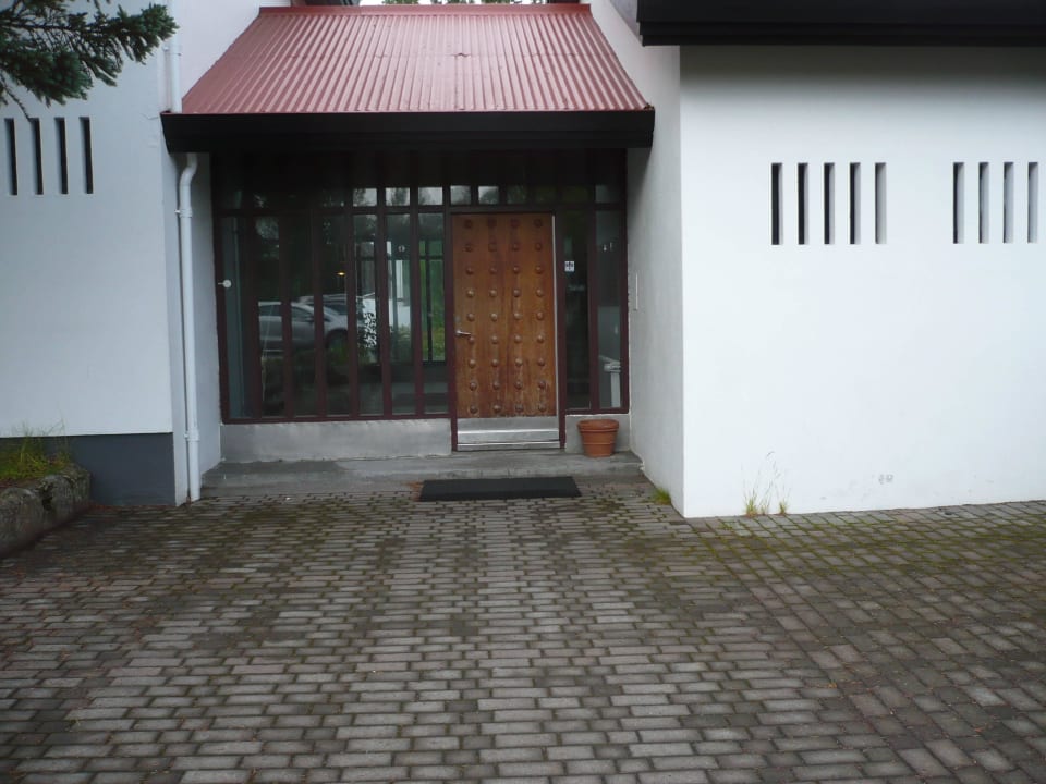 Eingang zum Nebengebäude Hotel Hallormsstadur
