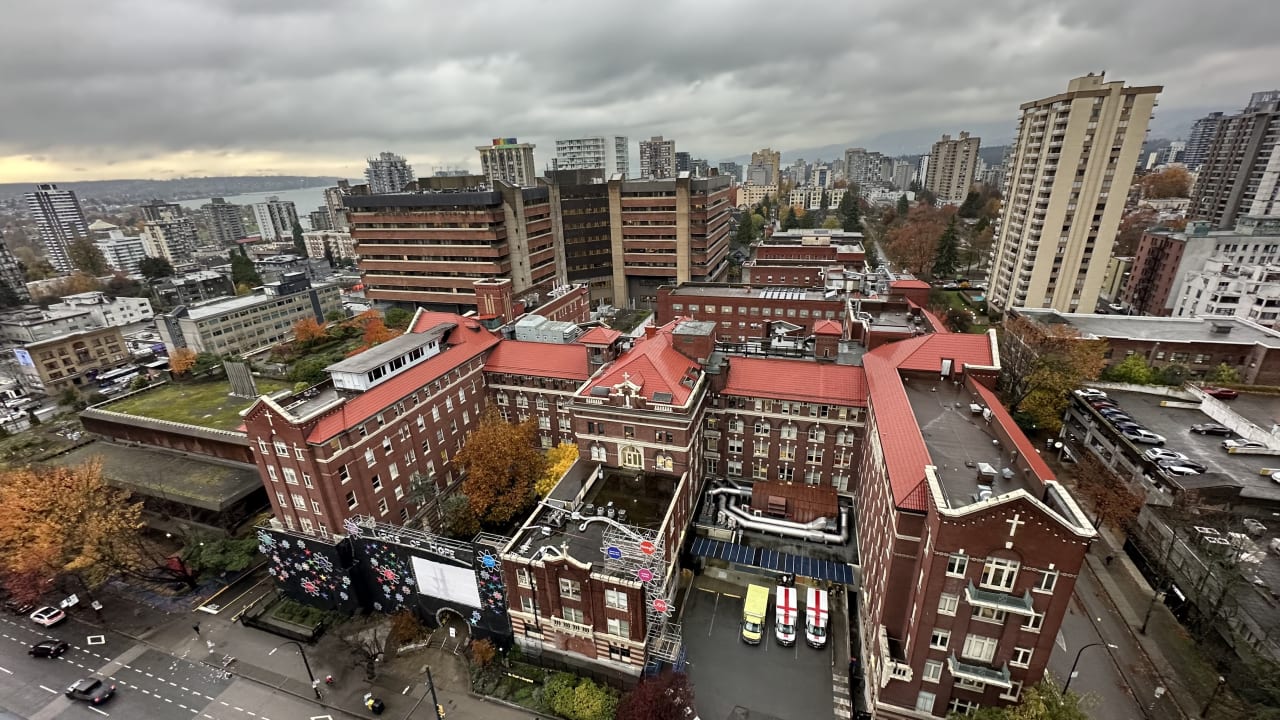 Ausblick Hotel Sheraton Vancouver Wall Center